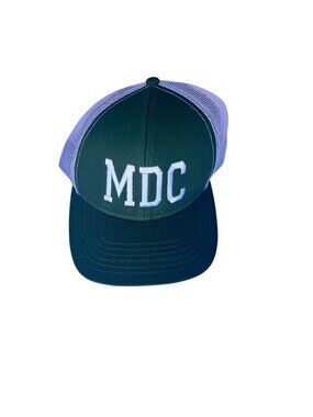 MDC Green & White Snapback Trucker Hat Mesh Outdoor Cap Adjustable Unisex